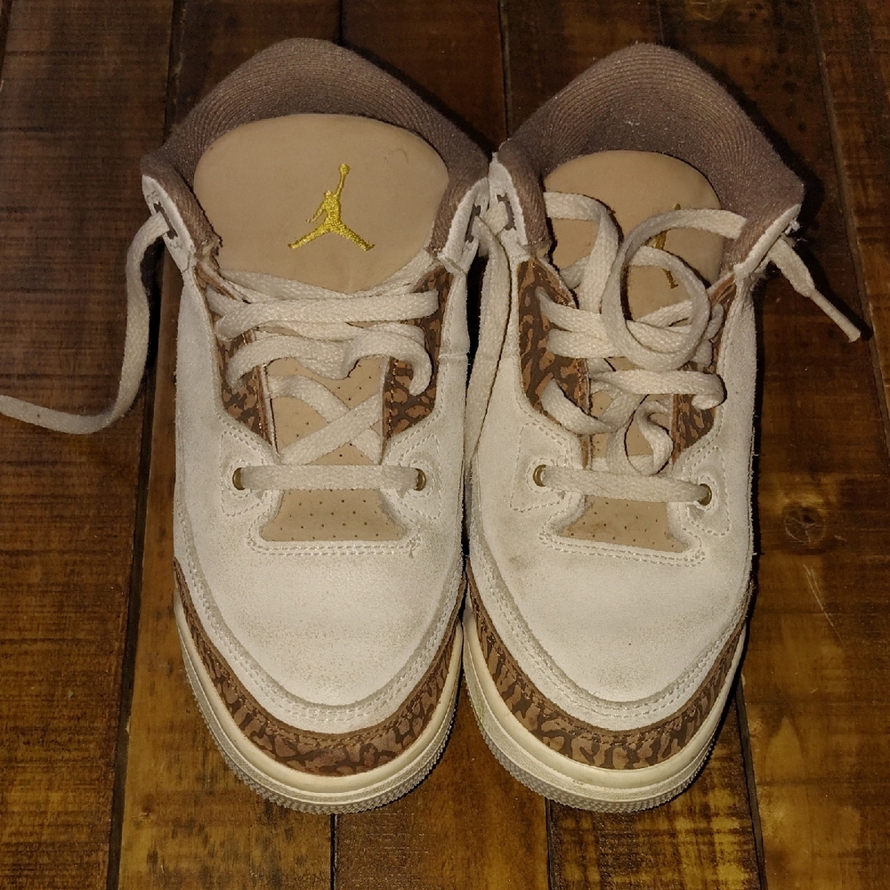 Jordan Kids Sneakers - Cream and Brown